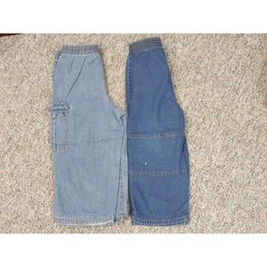 2 PAIR BOYS TODDLER 3T JEANS GRANIMALS, & FADED GLORY